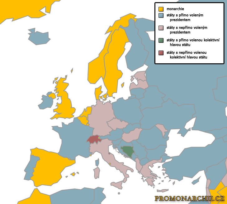 mapa - volba hlavy státu